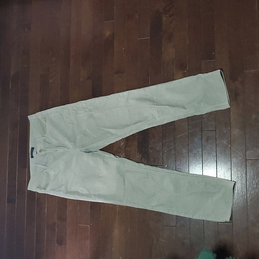 Club Monaco Women's Corduroy Pants -sage/grey Color